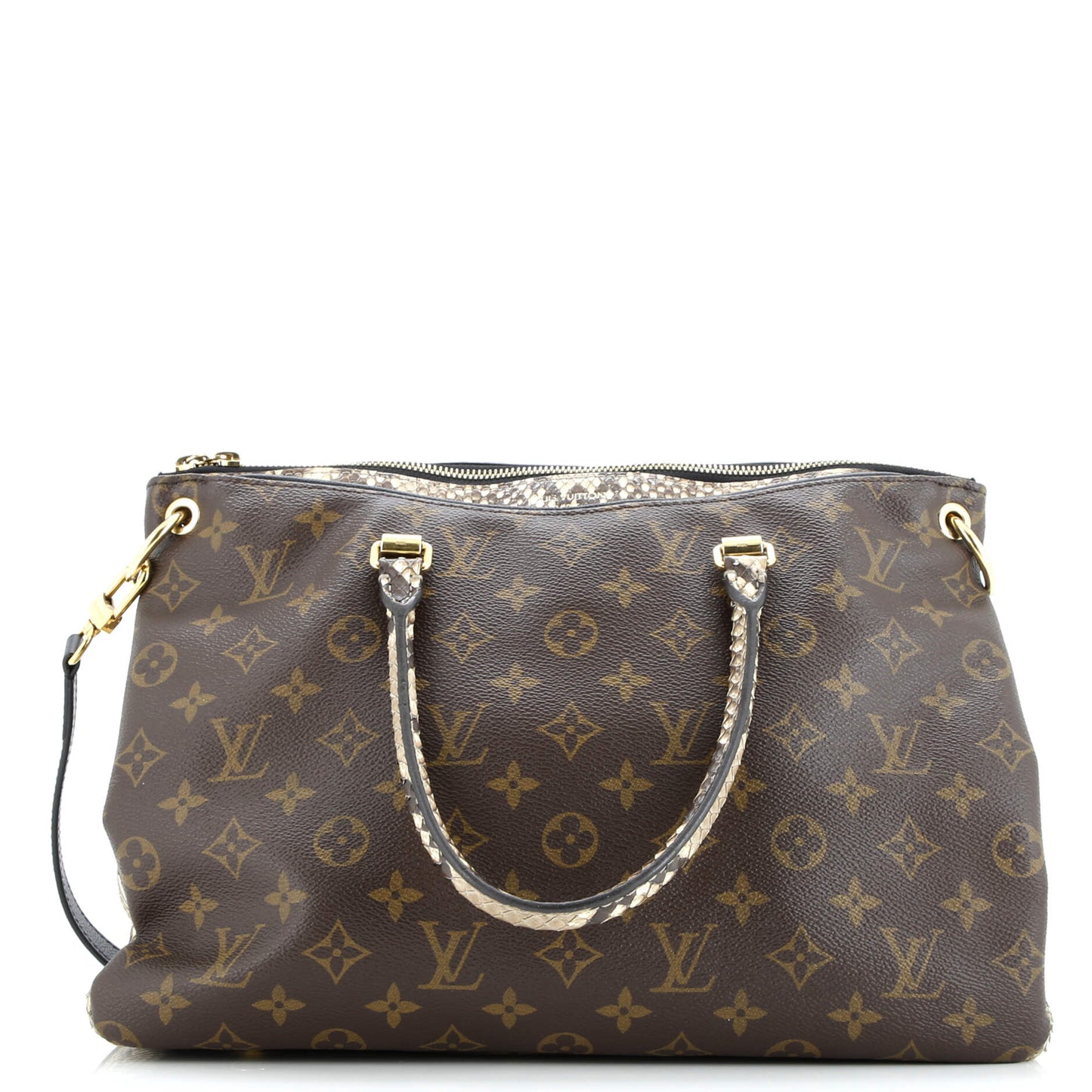 Pallas Tote Monogram Canvas with Python