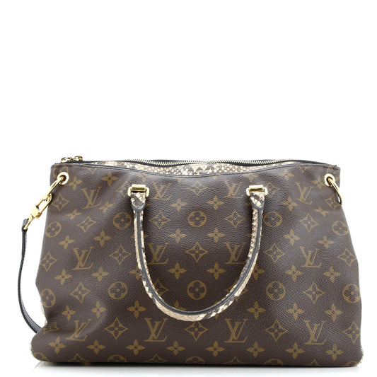 Pallas Tote Monogram Canvas with Python