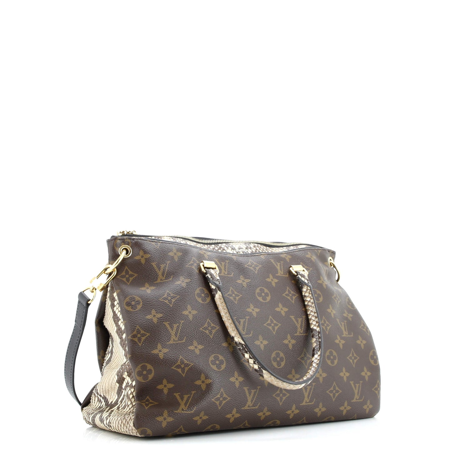 Pallas Tote Monogram Canvas with Python