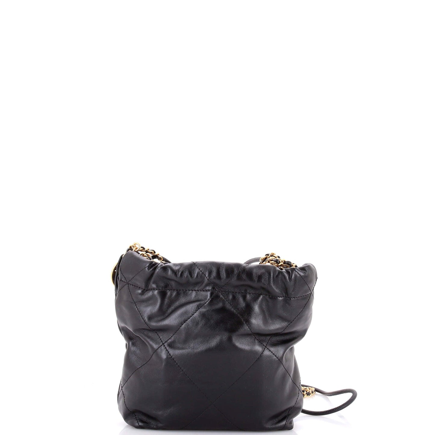 22 Chain Hobo Quilted Calfskin with CC Pearl Chain Mini