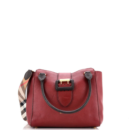 Buckle Tote Leather Medium