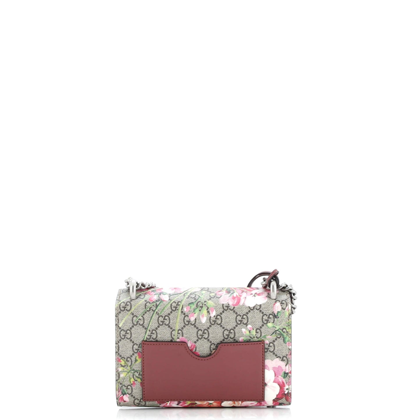 Padlock Shoulder Bag Blooms Print GG Coated Canvas Small
