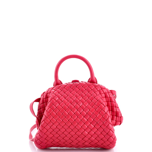 Padded Handle Tote Intrecciato Nappa Mini