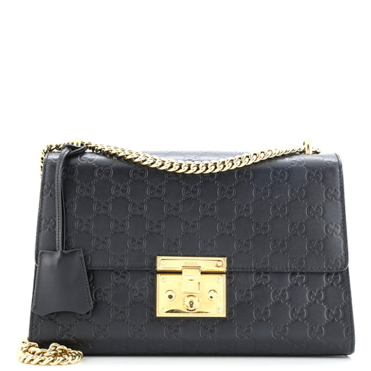 Padlock Shoulder Bag Guccissima Leather Medium