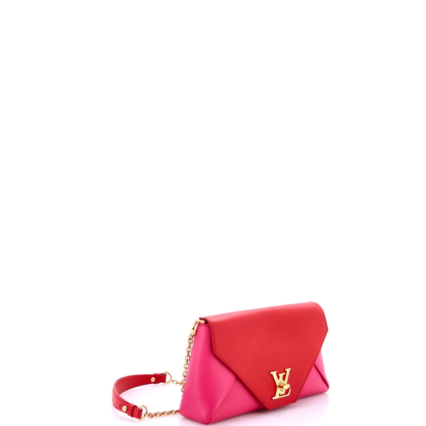 Love Note Chain Clutch Leather