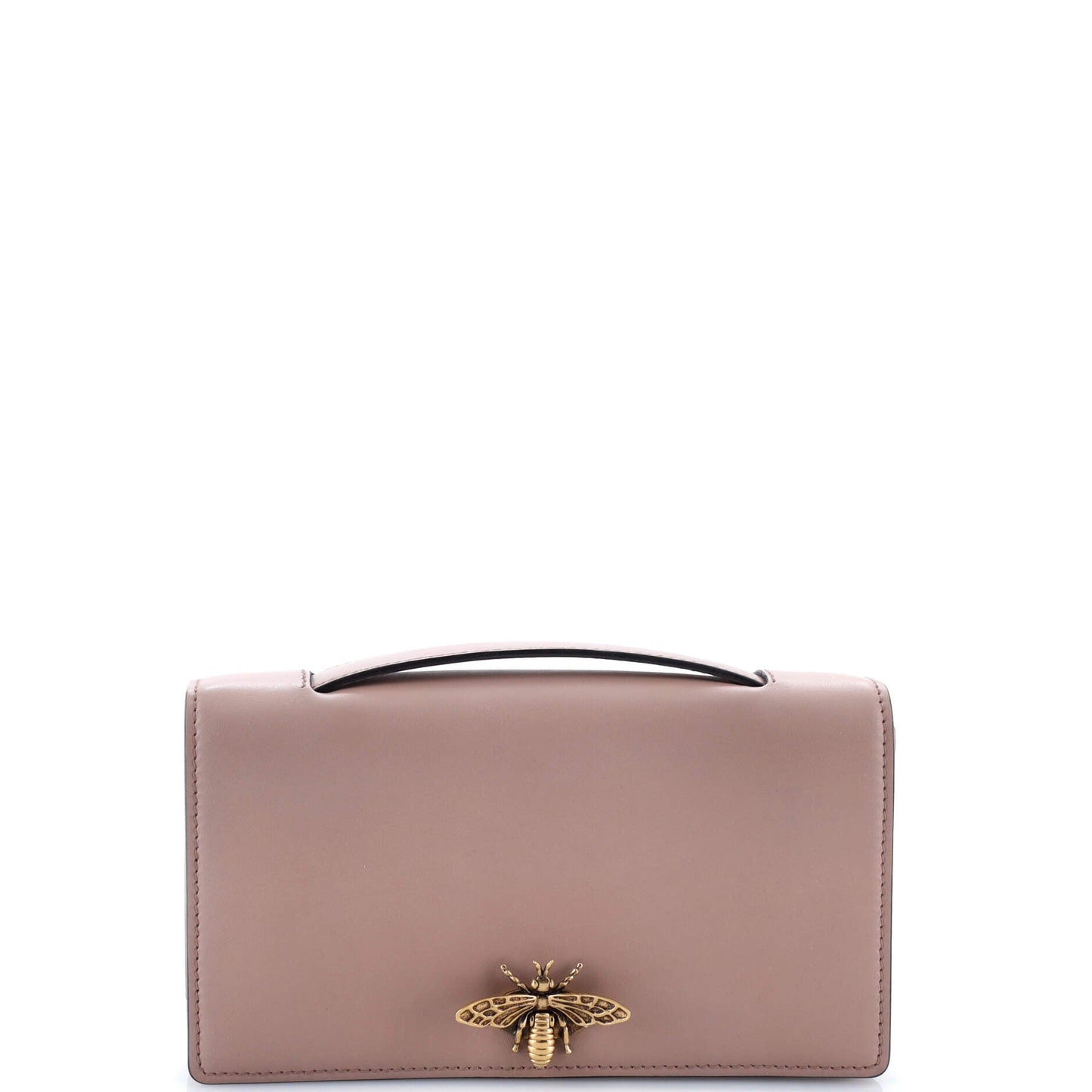 Bee Clutch Leather