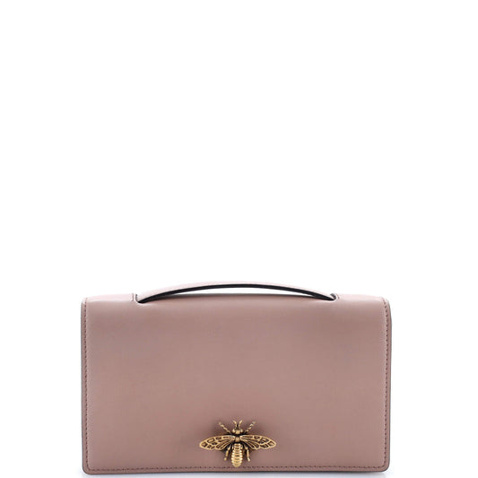 Bee Clutch Leather