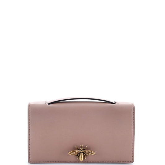 Bee Clutch Leather