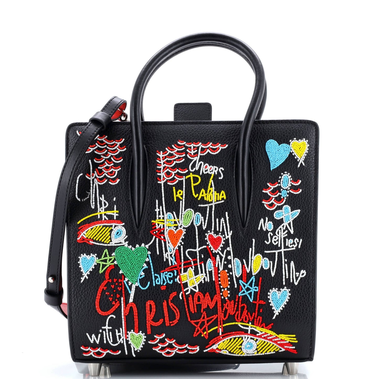 Paloma Tote Beaded Leather Medium