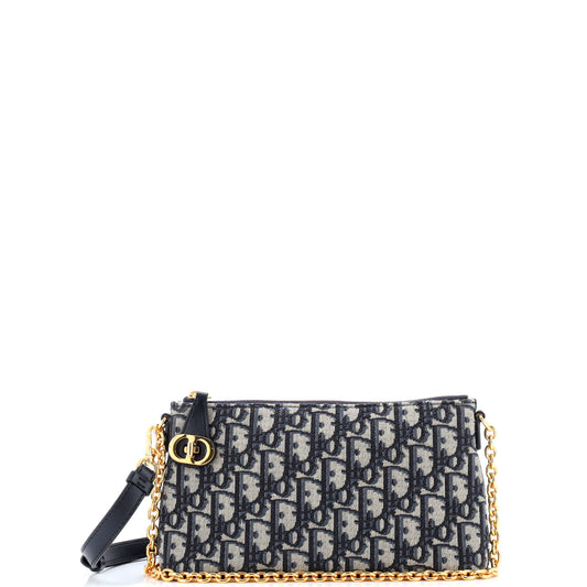 30 Montaigne Shoulder Bag Oblique Canvas Mini