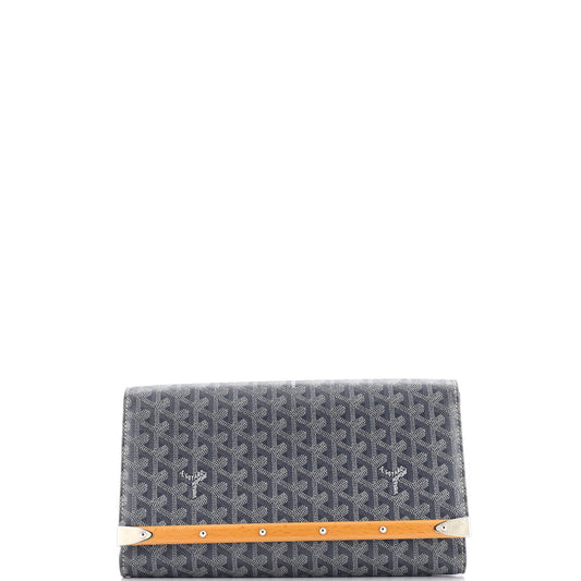 Monte Carlo Clutch Coated Canvas MM