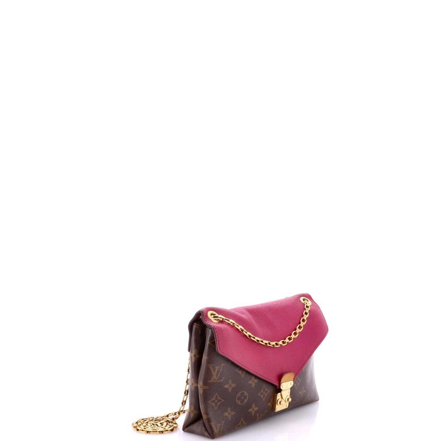 Pallas Chain Shoulder Bag Monogram Canvas and Calfskin