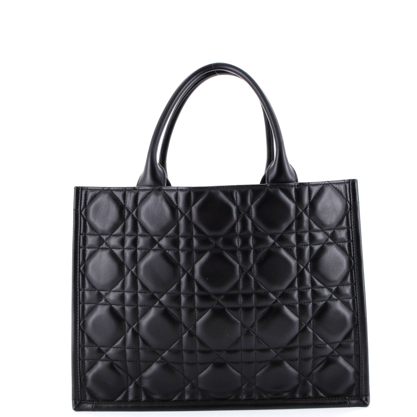 Book Tote Cannage Quilt Lambskin Medium