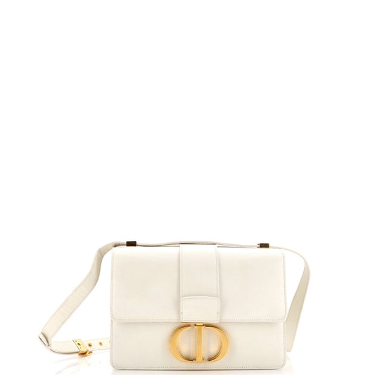 30 Montaigne Flap Bag Leather