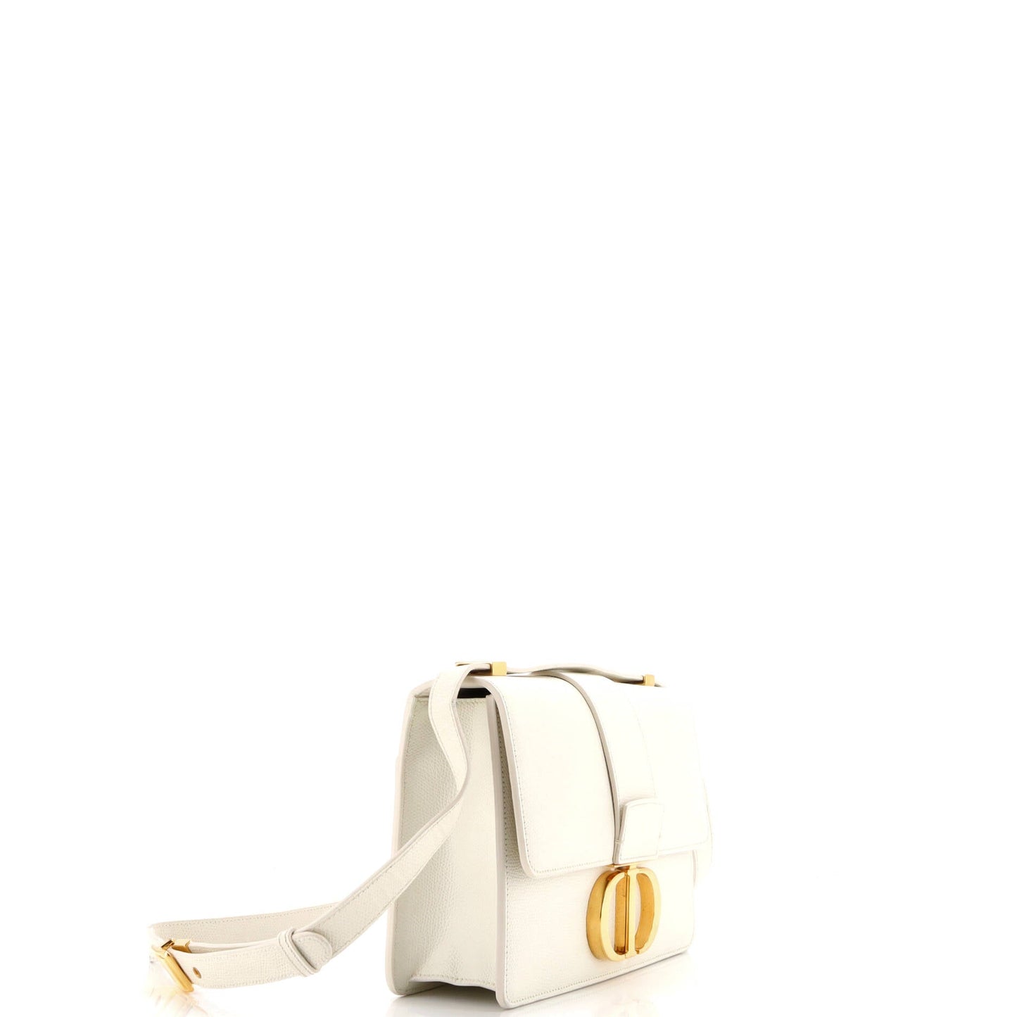 30 Montaigne Flap Bag Leather