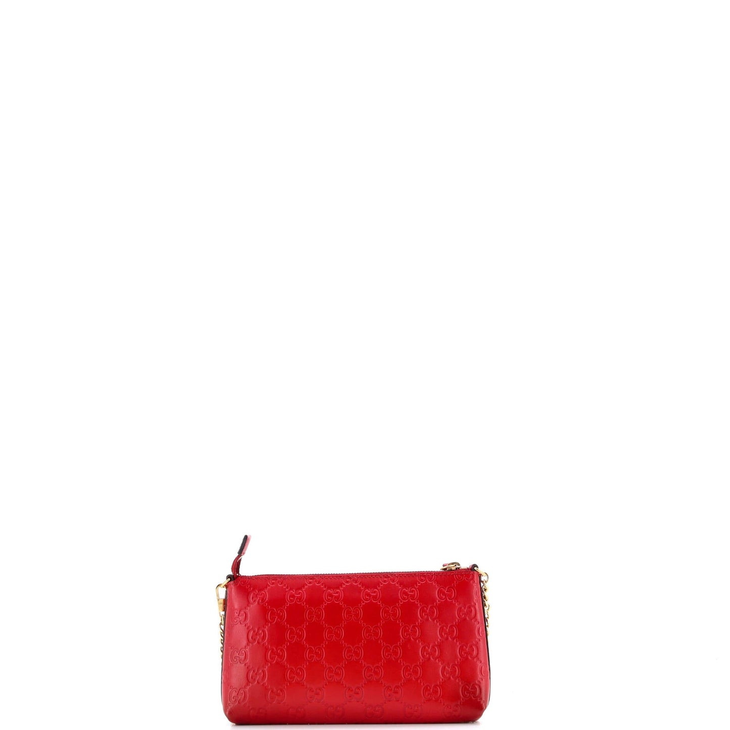 Chain Wristlet Wallet Guccissima Leather
