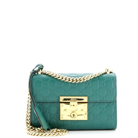 Padlock Shoulder Bag Guccissima Leather Small