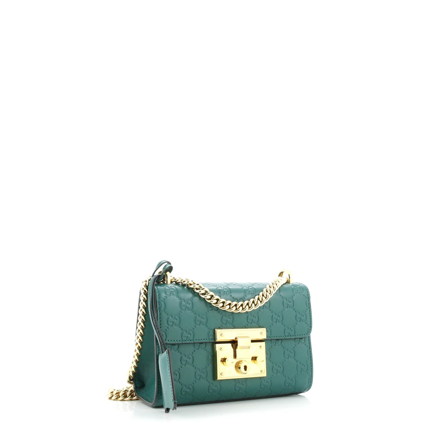 Padlock Shoulder Bag Guccissima Leather Small