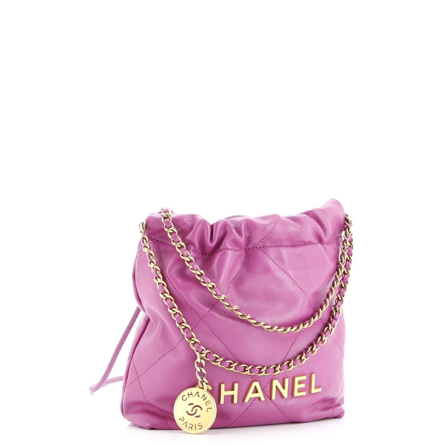 22 Chain Hobo Quilted Calfskin Mini