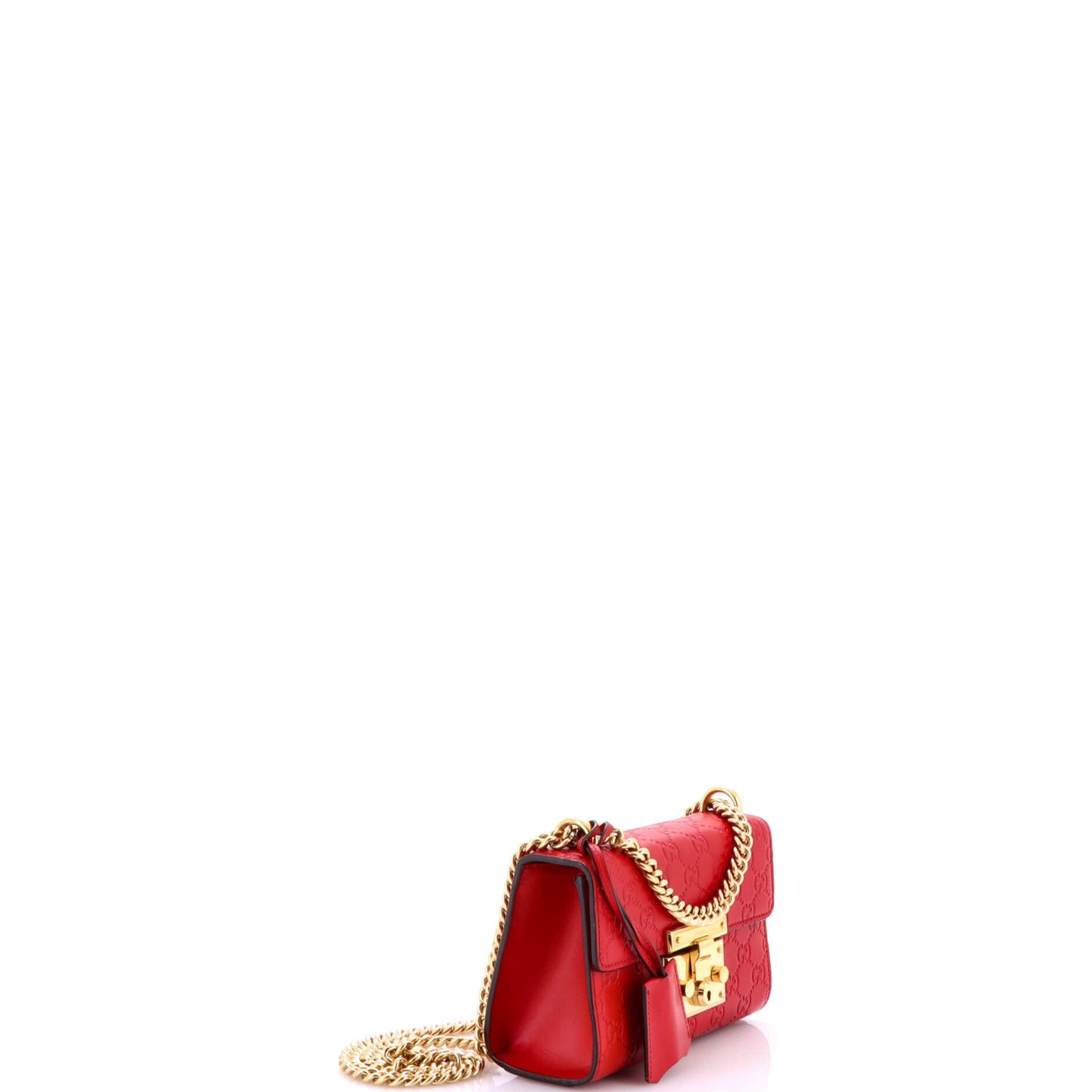 Padlock Shoulder Bag Guccissima Leather Small