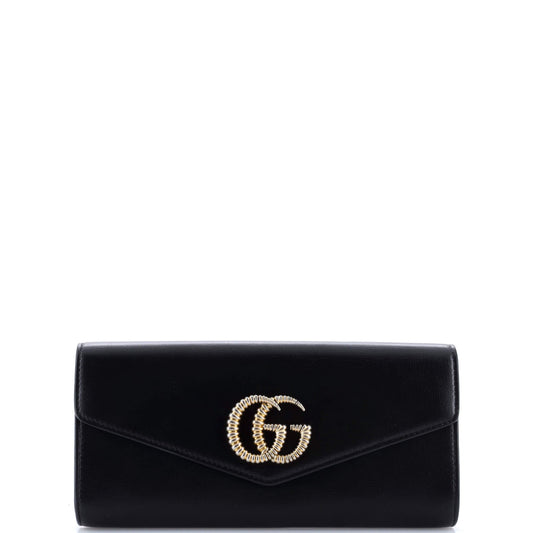 GG Broadway Envelope Clutch Leather