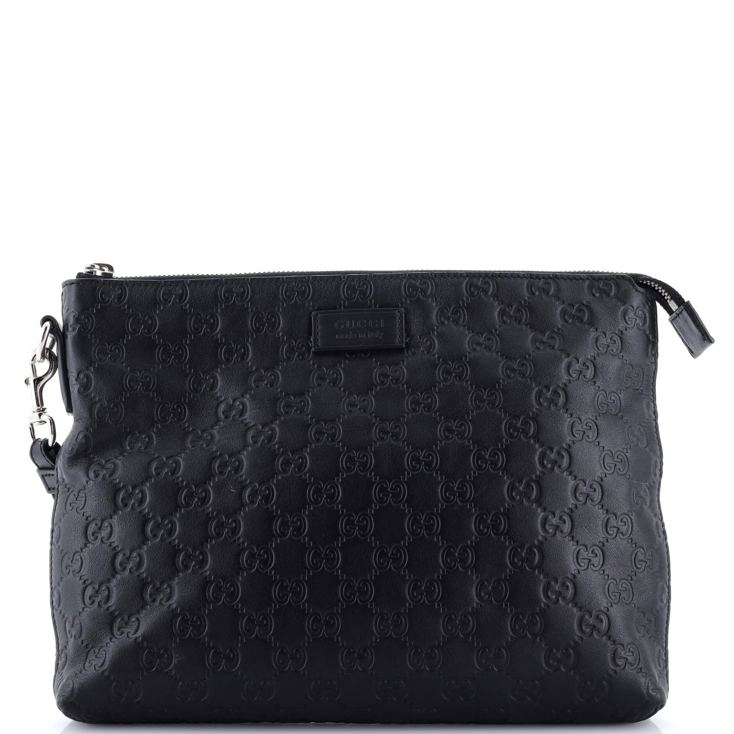 Signature Soft Wristlet Guccissima Leather