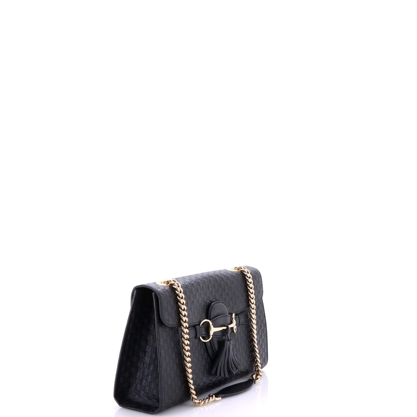 Emily Chain Flap Bag Microguccissima Leather Medium