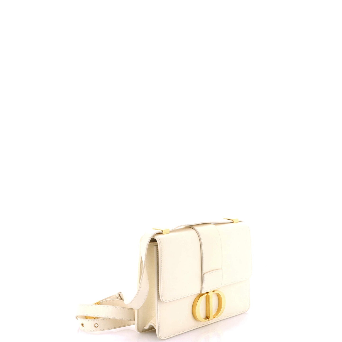 30 Montaigne Flap Bag Leather