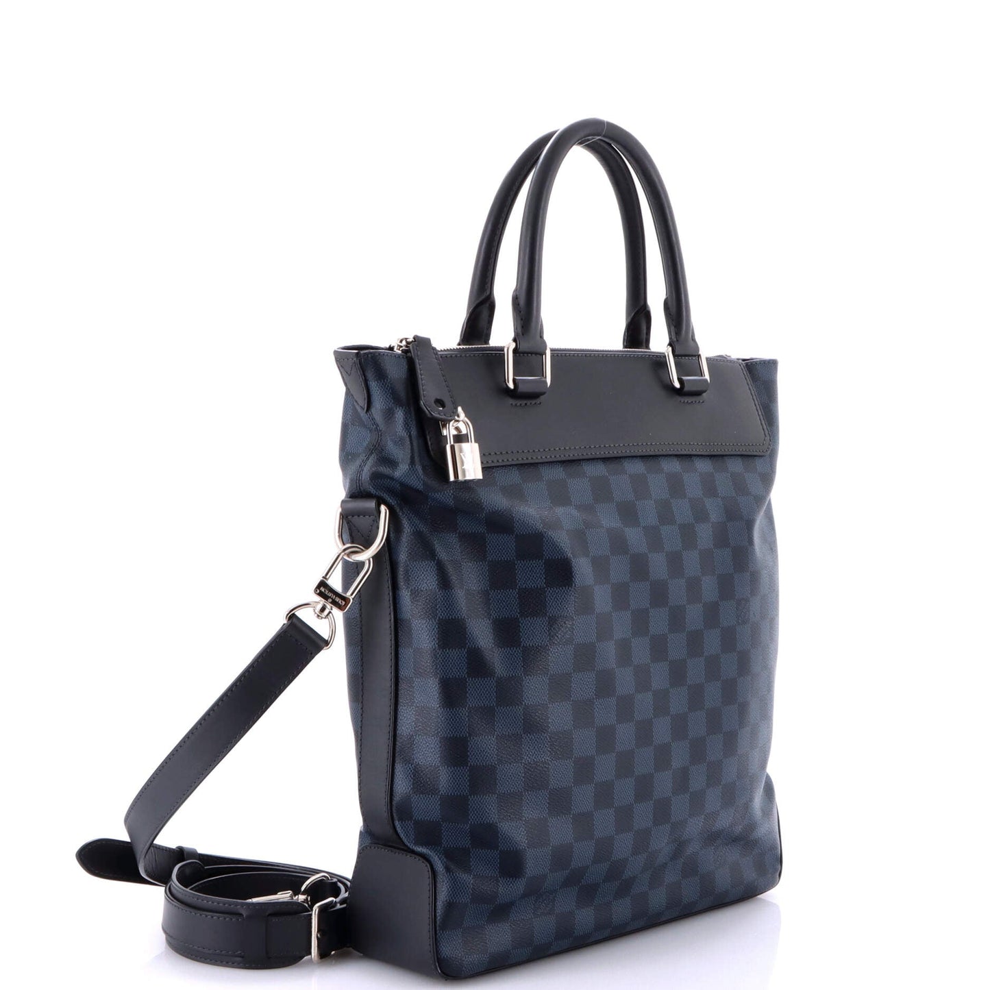 Greenwich Tote Damier Cobalt