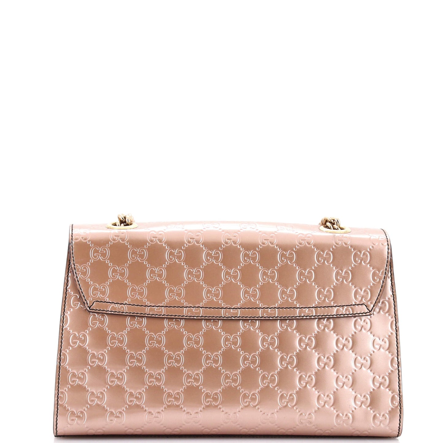 Emily Chain Flap Bag Guccissima Patent Medium
