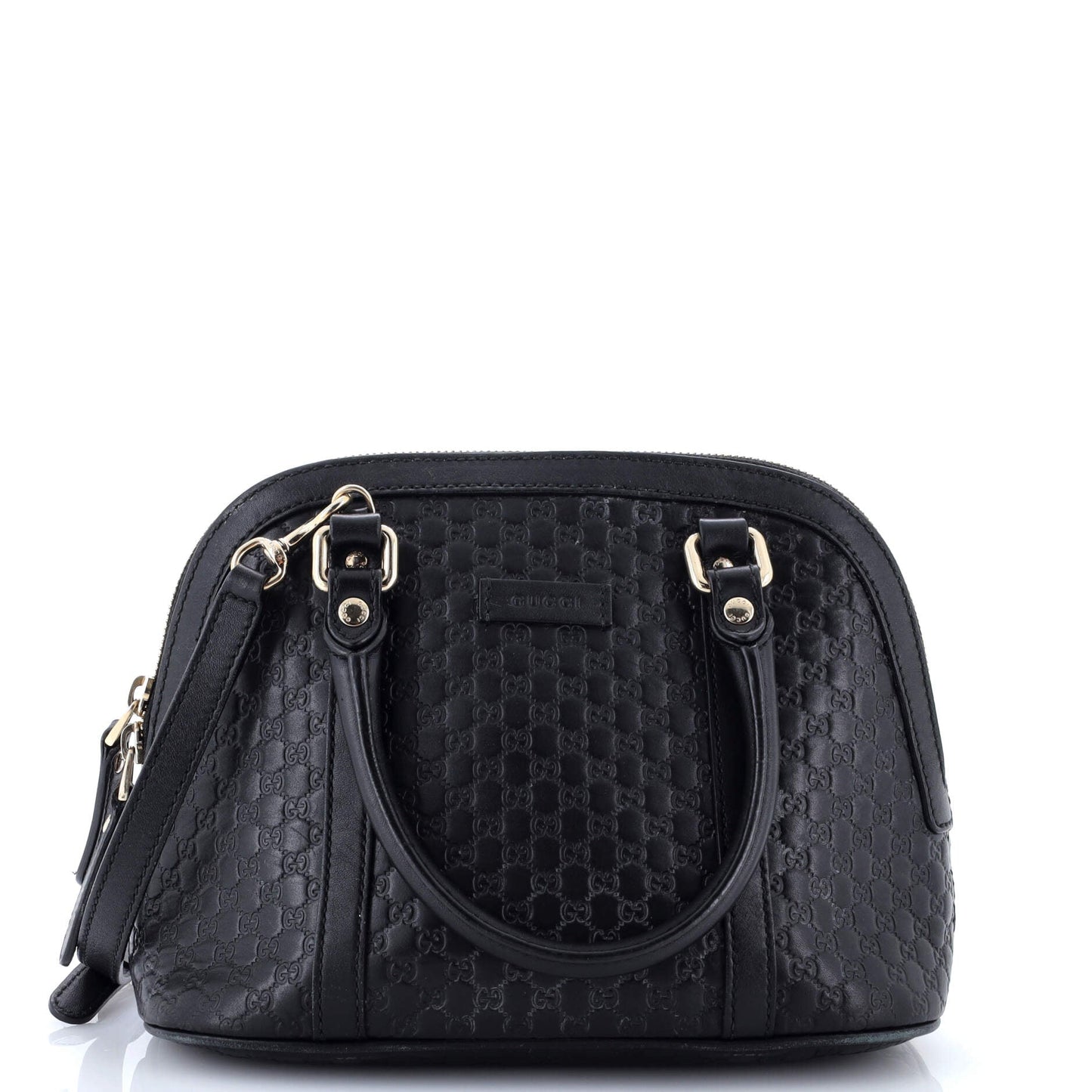 Convertible Dome Satchel Microguccissima Leather Mini