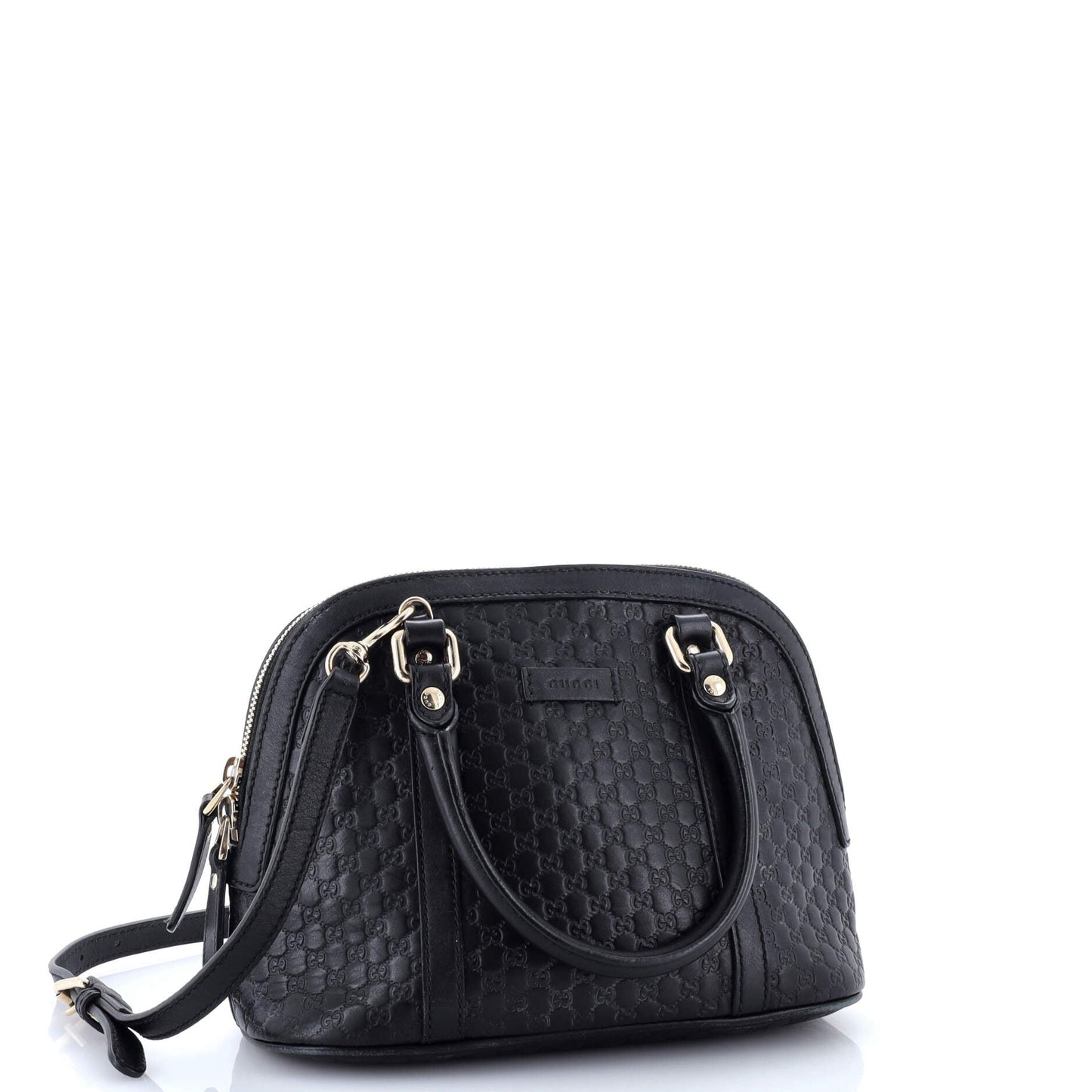 Convertible Dome Satchel Microguccissima Leather Mini