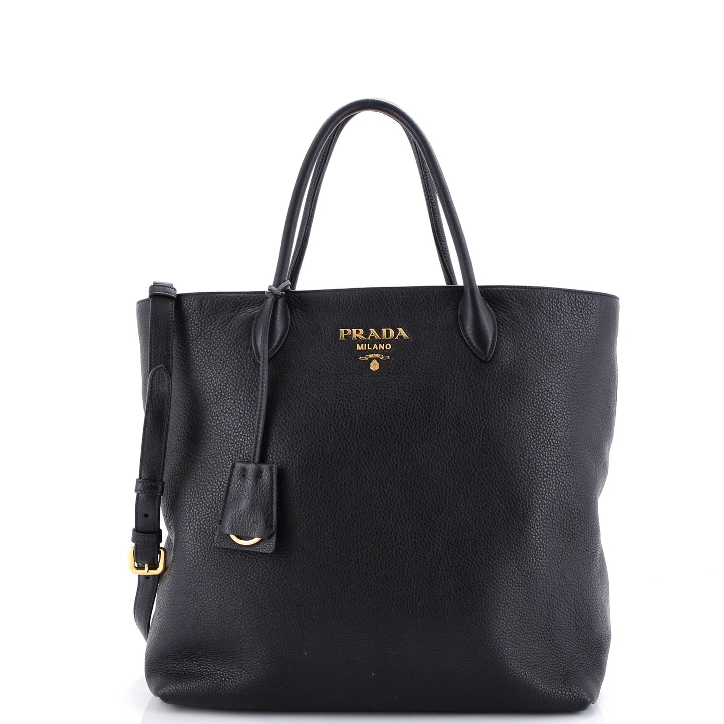 Convertible Shopper Tote Vitello Daino Large