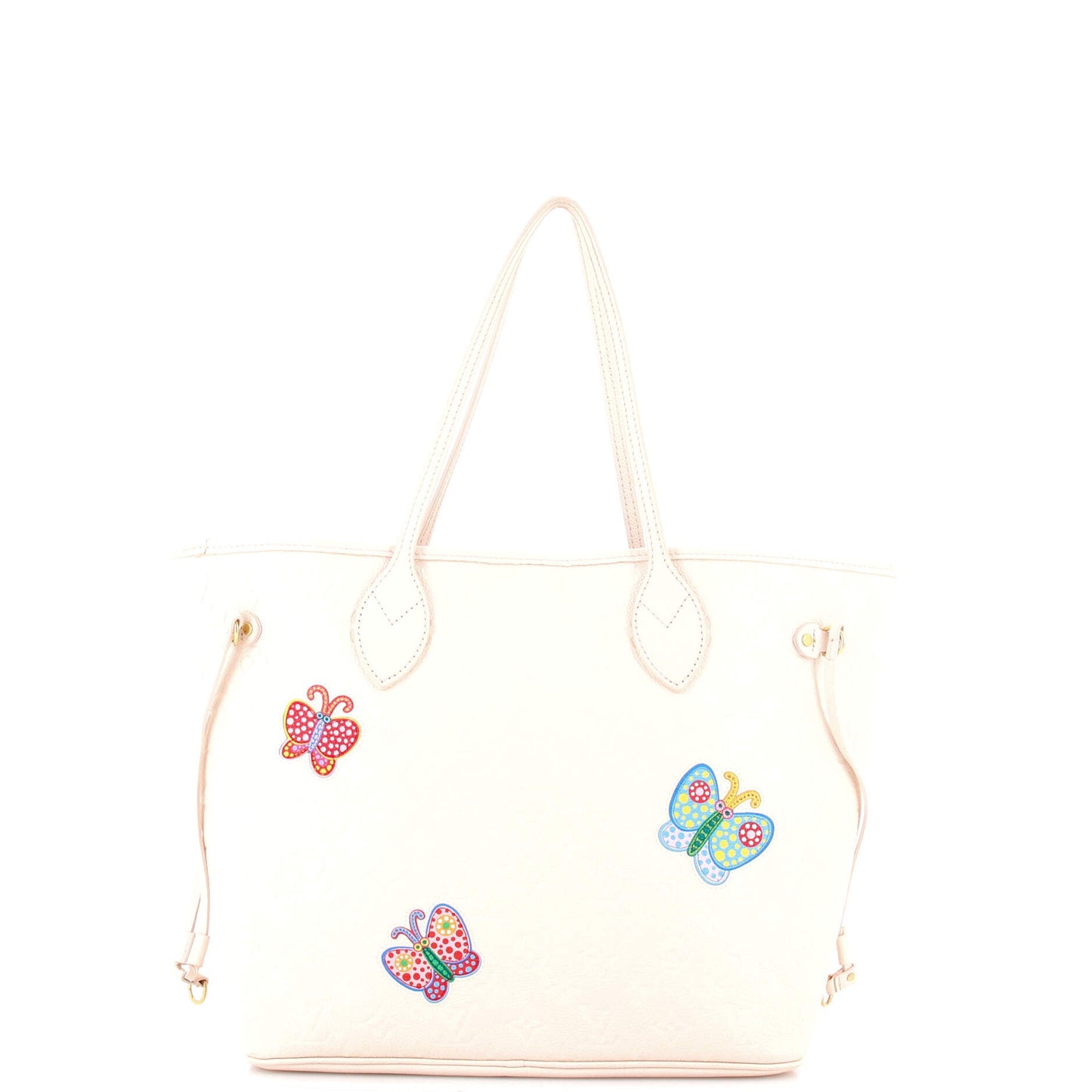 Neverfull NM Tote Yayoi Kusama Flowers Monogram Empreinte Leather MM