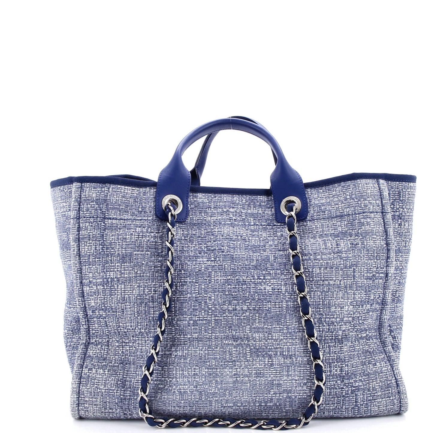 Deauville Tote Raffia with Glitter Detail Medium