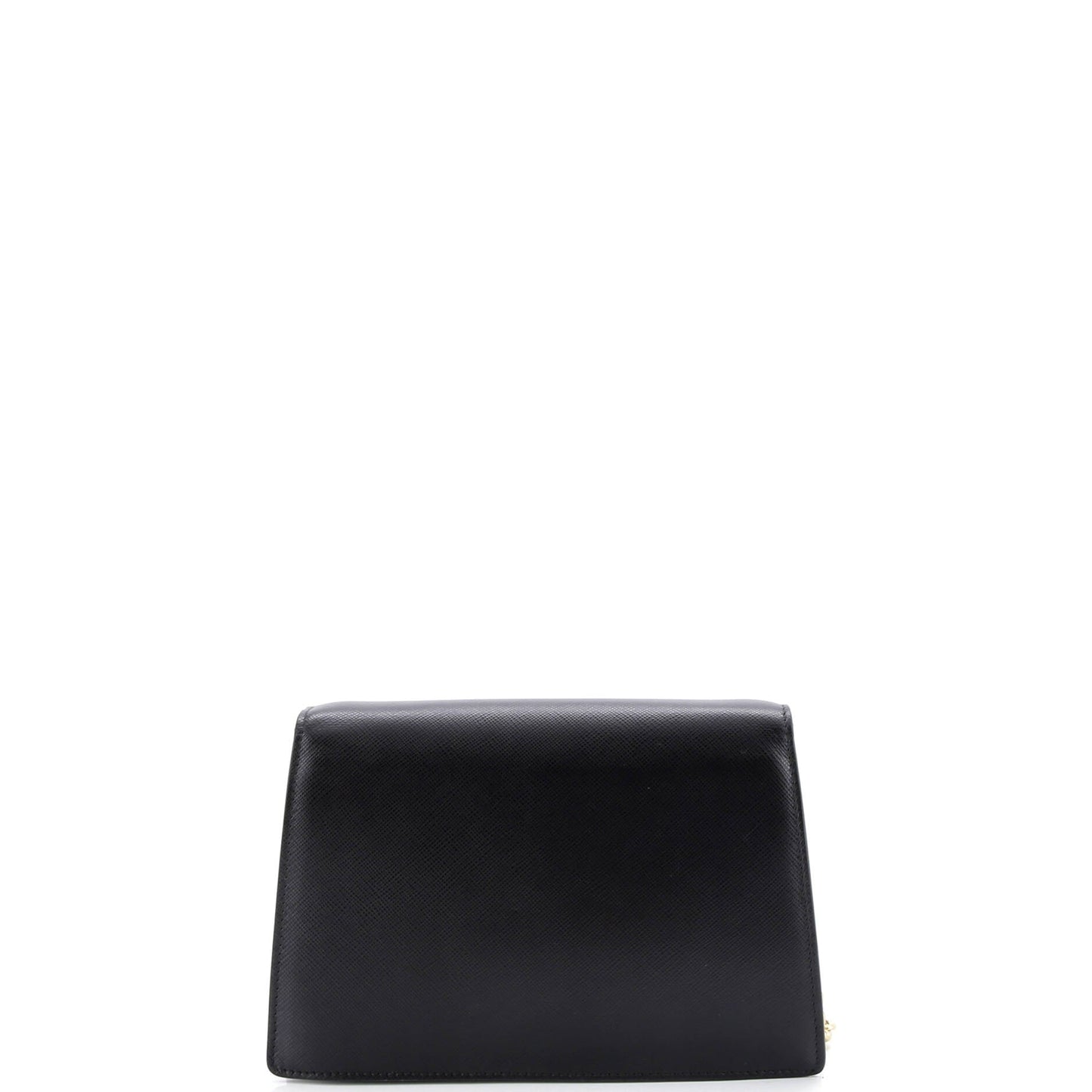 Convertible Flap Clutch with Chain City Calf and Saffiano