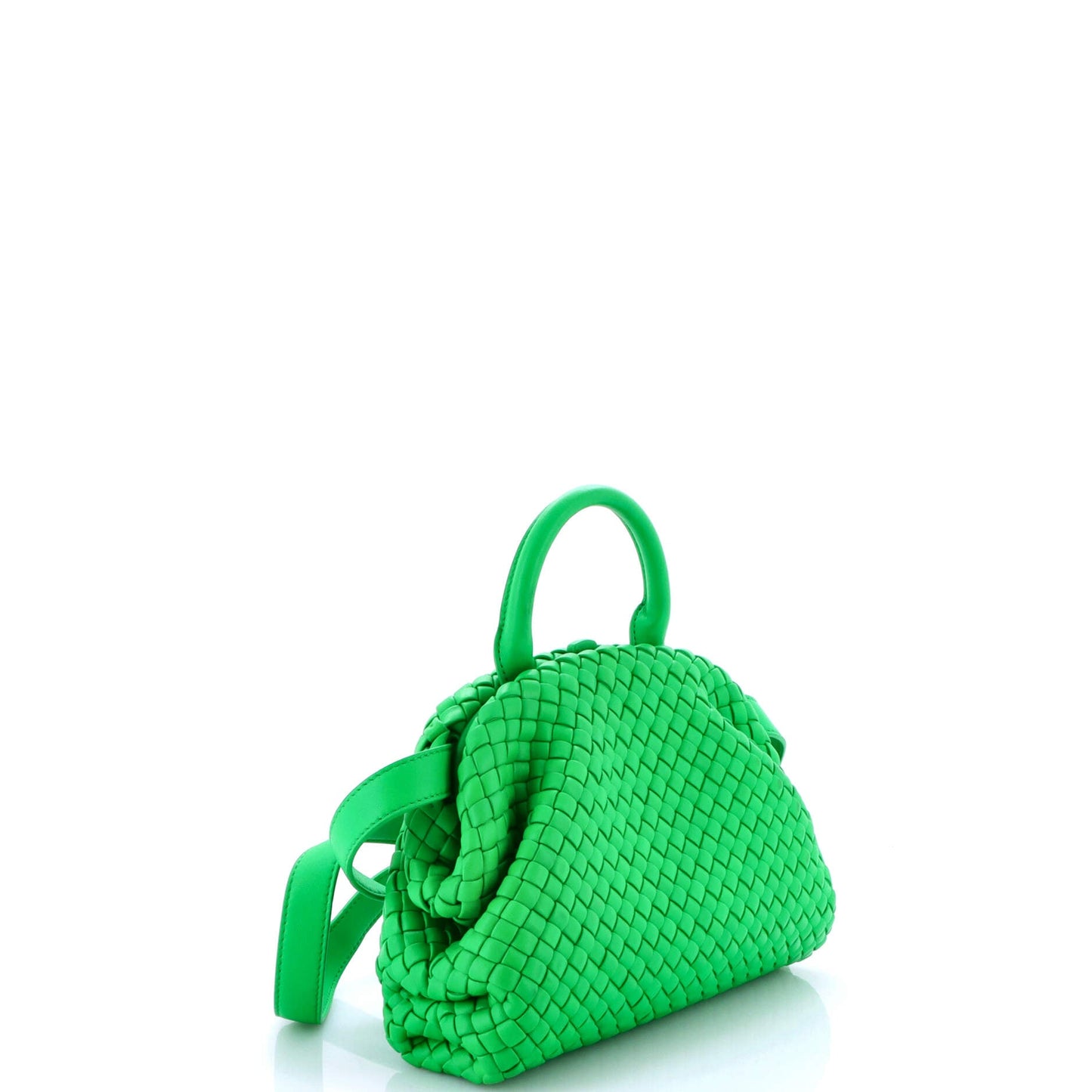 Padded Handle Tote Intrecciato Nappa Small