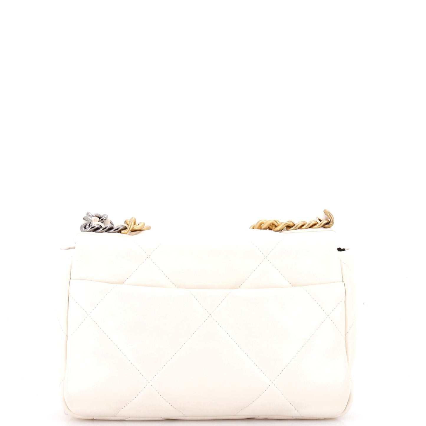 19 Flap Bag Quilted Leather Medium