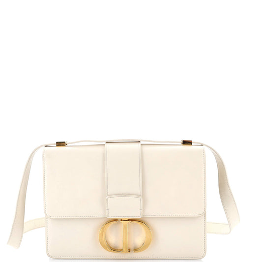 30 Montaigne Flap Bag Leather