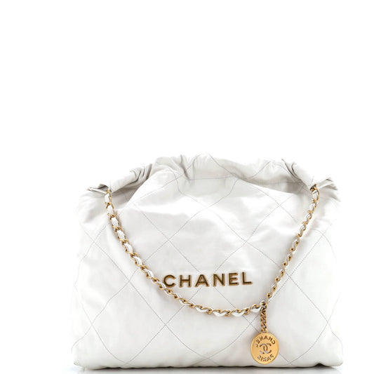 22 Chain Hobo Quilted Calfskin Medium