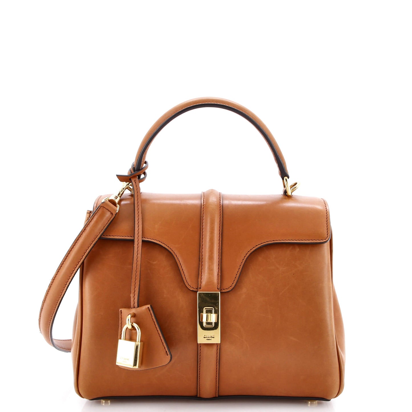 16 Top Handle Bag Smooth Calfskin Small