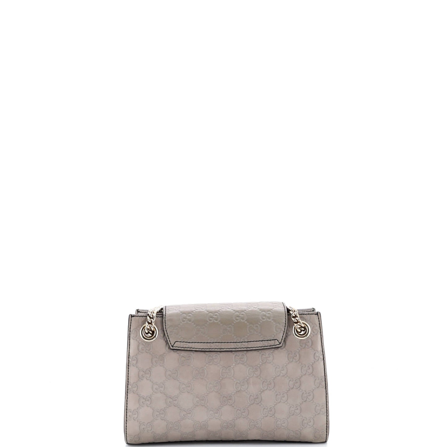 Emily Chain Flap Shoulder Bag Guccissima Leather Small