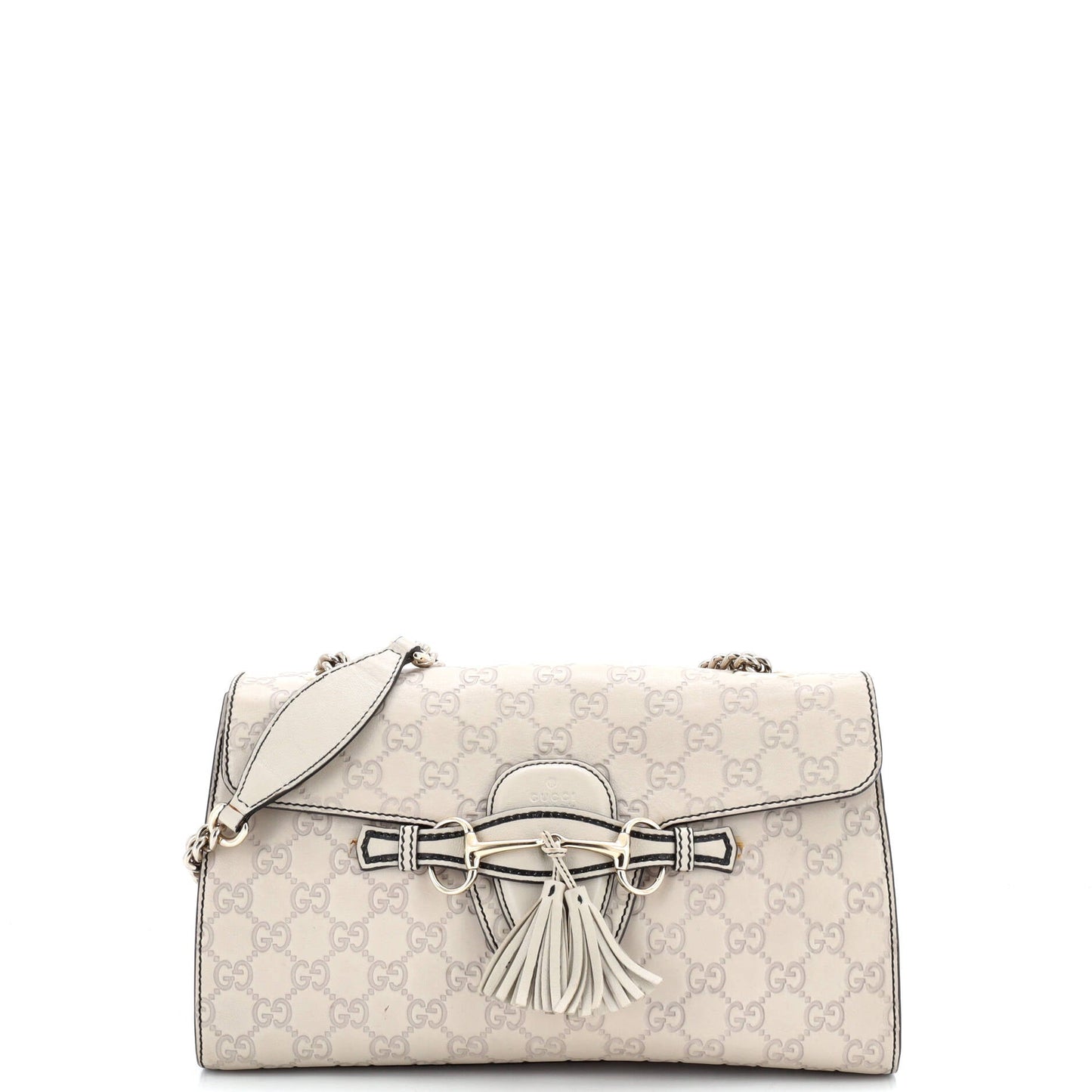 Emily Chain Flap Bag Guccissima Leather Medium