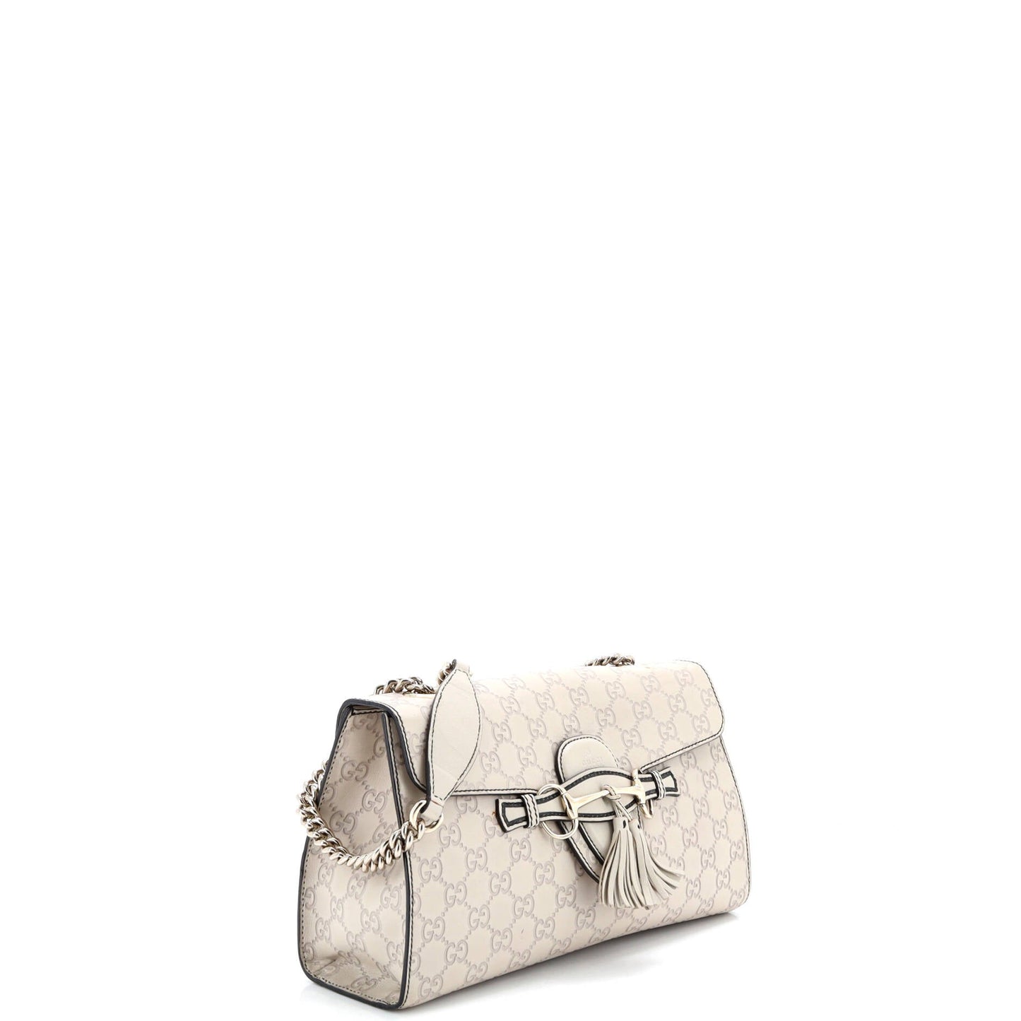 Emily Chain Flap Bag Guccissima Leather Medium