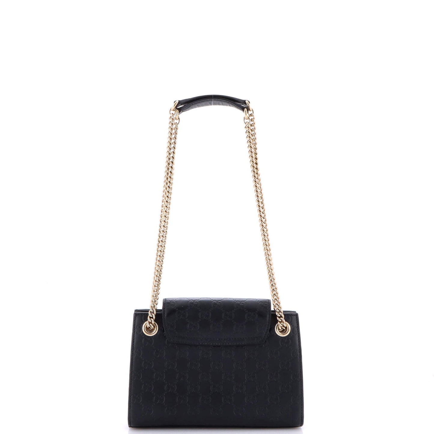 Emily Chain Flap Shoulder Bag Guccissima Leather Small