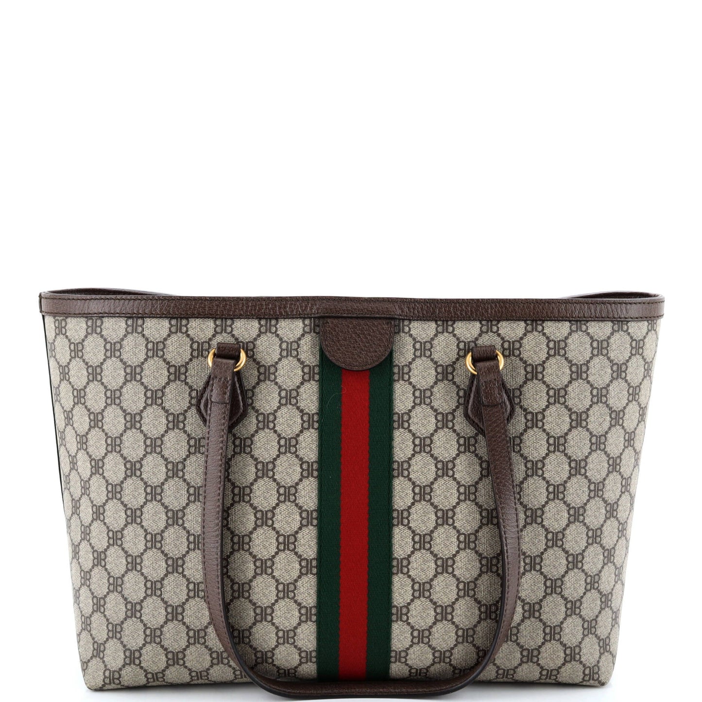 x Gucci The Hacker Project Tote Graffiti BB Coated Canvas Medium