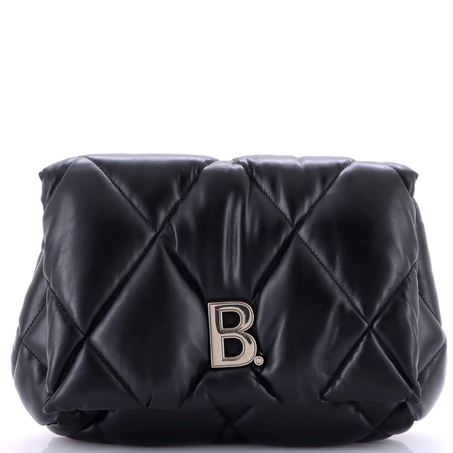Touch Clutch Quilted Puffy Leather Medium