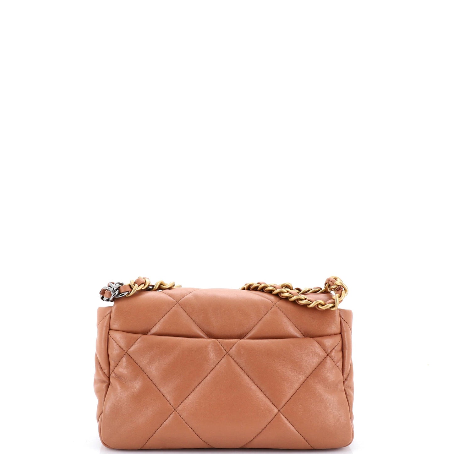 19 Flap Bag Quilted Leather Medium