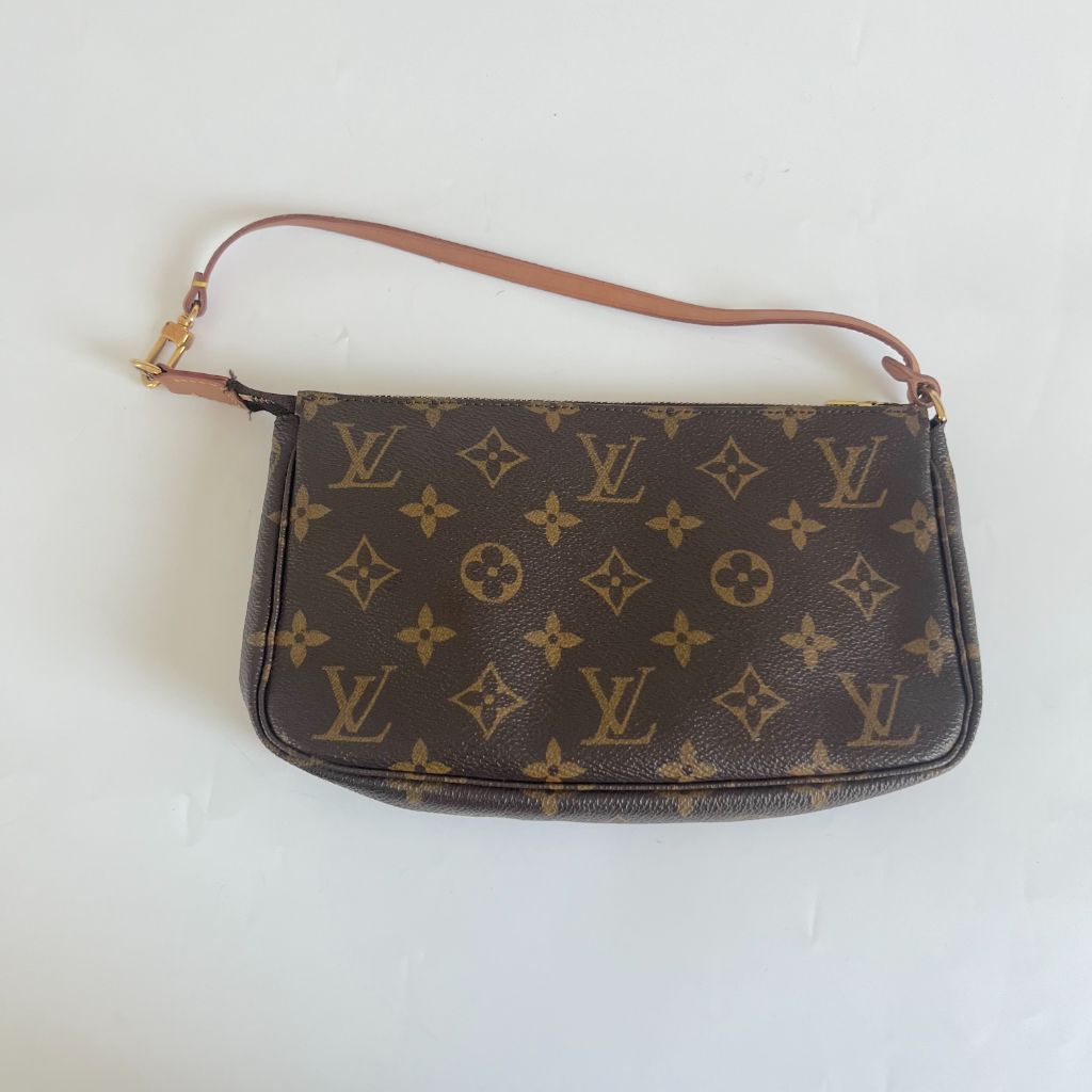 Louis Vuitton Brown Monogram Canvas Pochette Accessoires Shoulder Bag