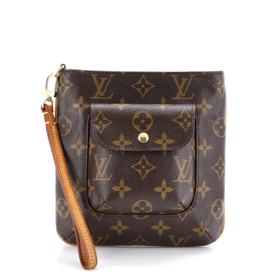 Partition Wristlet Clutch Monogram Canvas